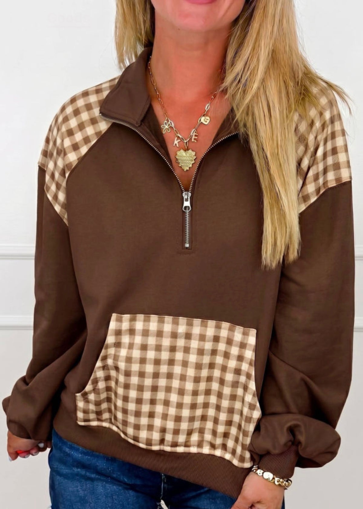 *PREORDER* Plaid Sweatshirt