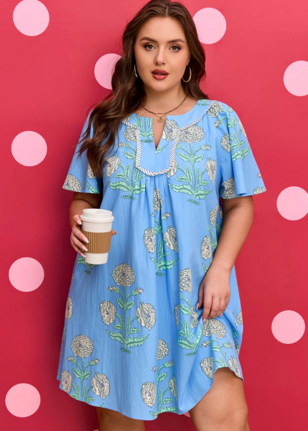 *PREORDER* Staying Here Plus Dress