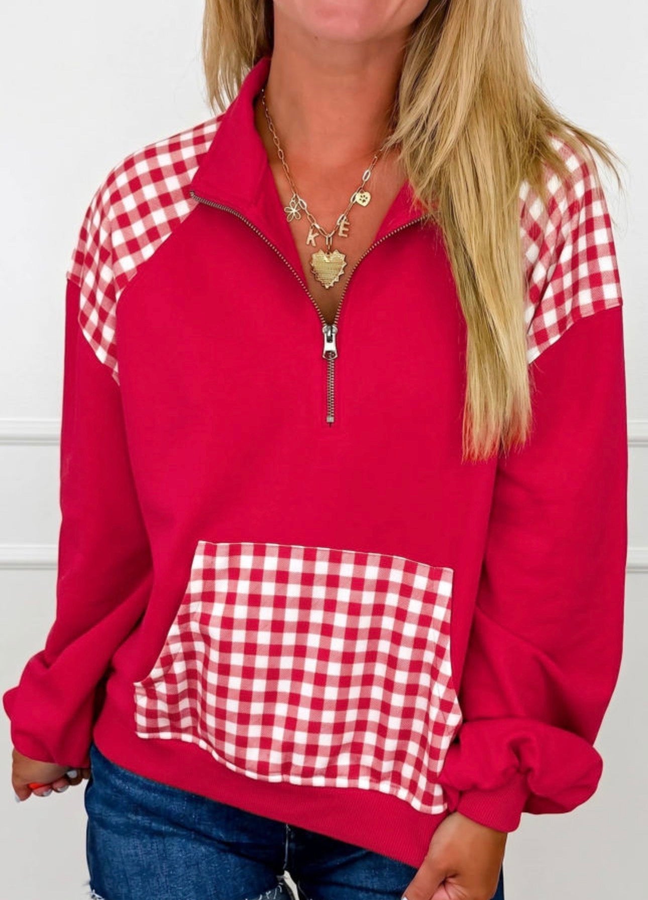 *PREORDER* Plaid Sweatshirt