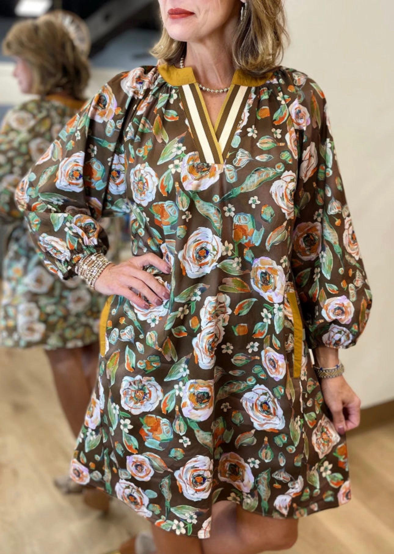 *PREORDER* Fall Flowers Dress
