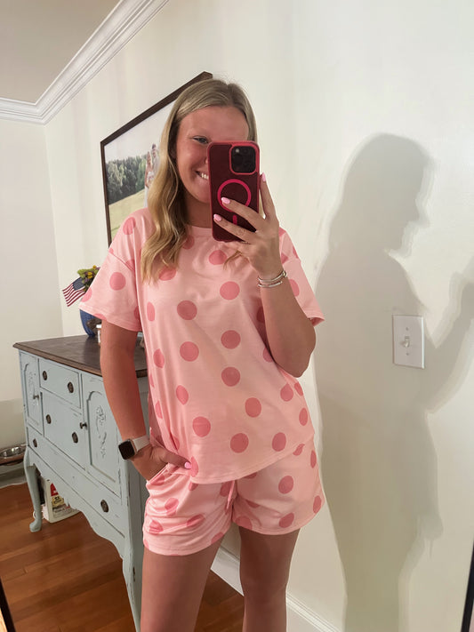 Polka Dot Short Set