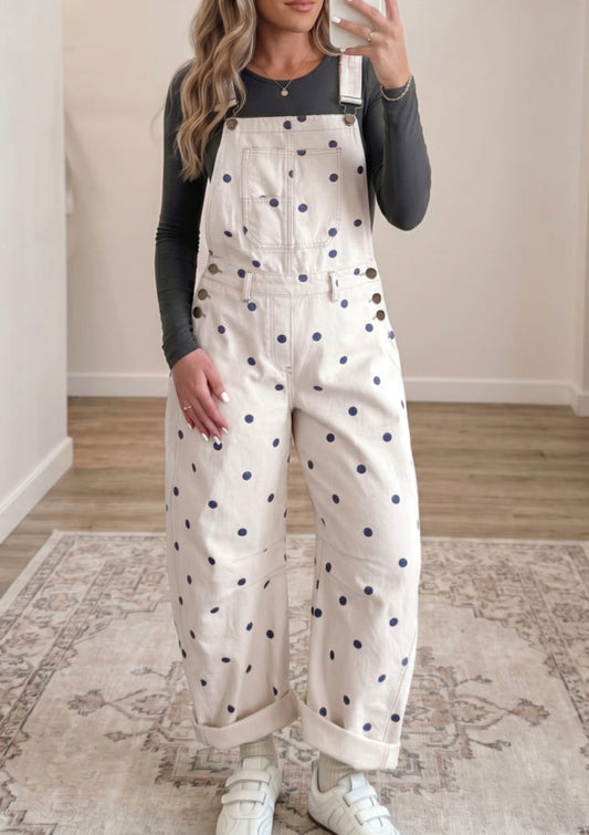 *PREORDER* Polka Dot Overalls