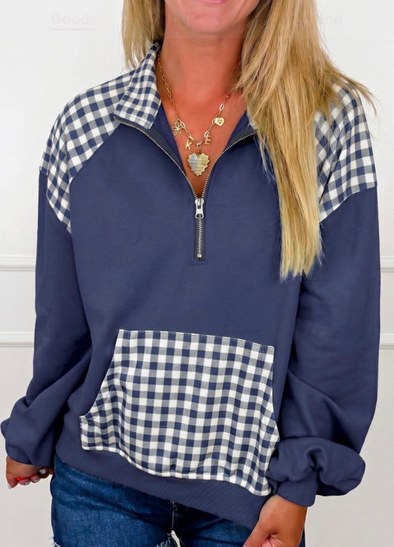 *PREORDER* Plaid Sweatshirt