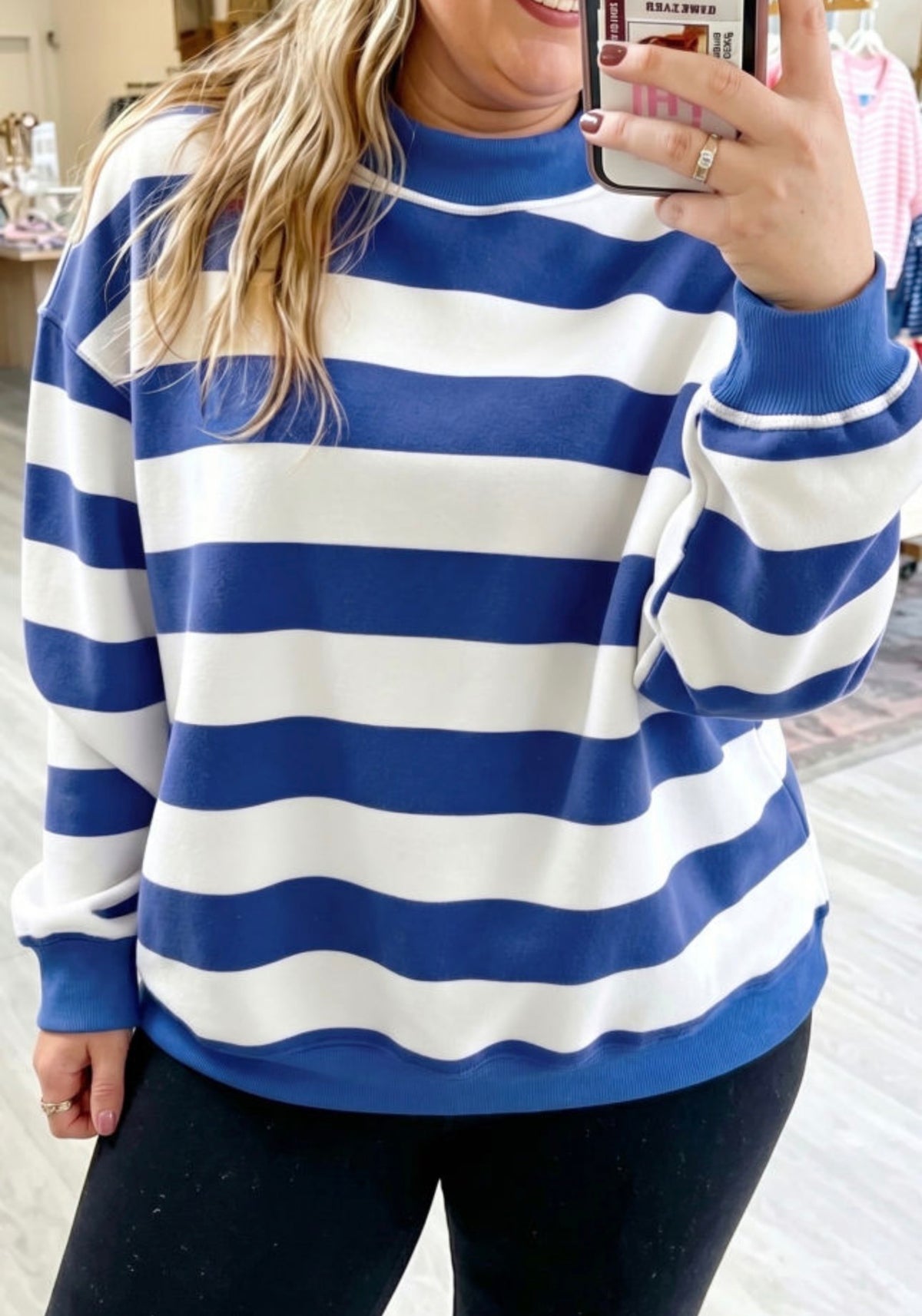 *PREORDER* Stripped Plus Sweatshirt
