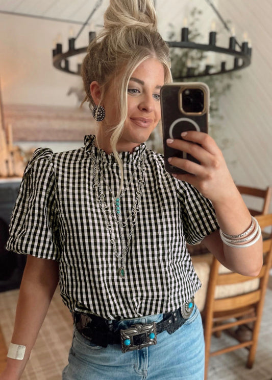 *PREORDER* Gingham Top