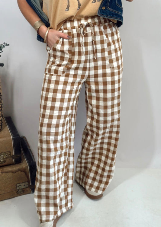 *PREORDER* Gingham Pants