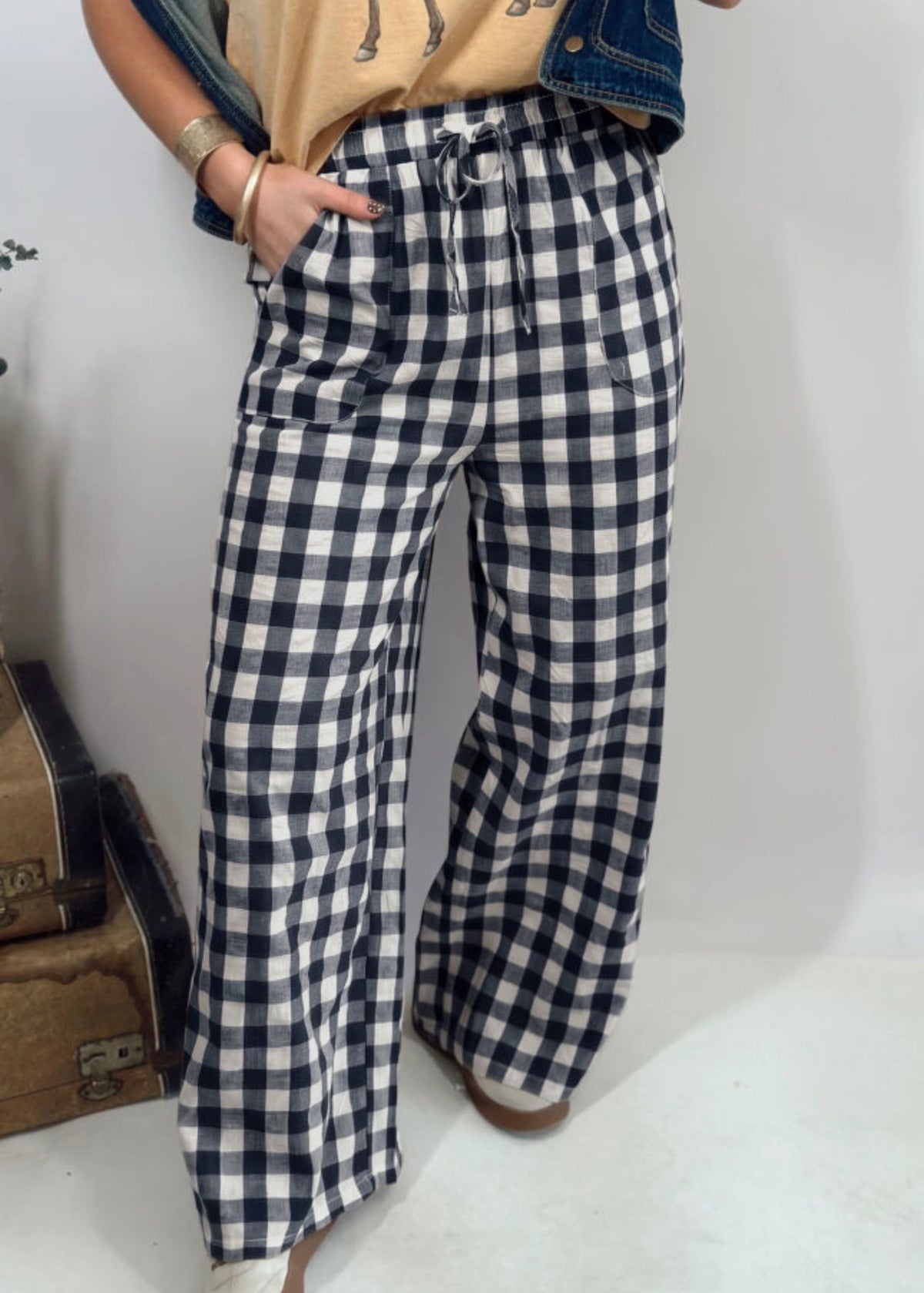 *PREORDER* Gingham Pants