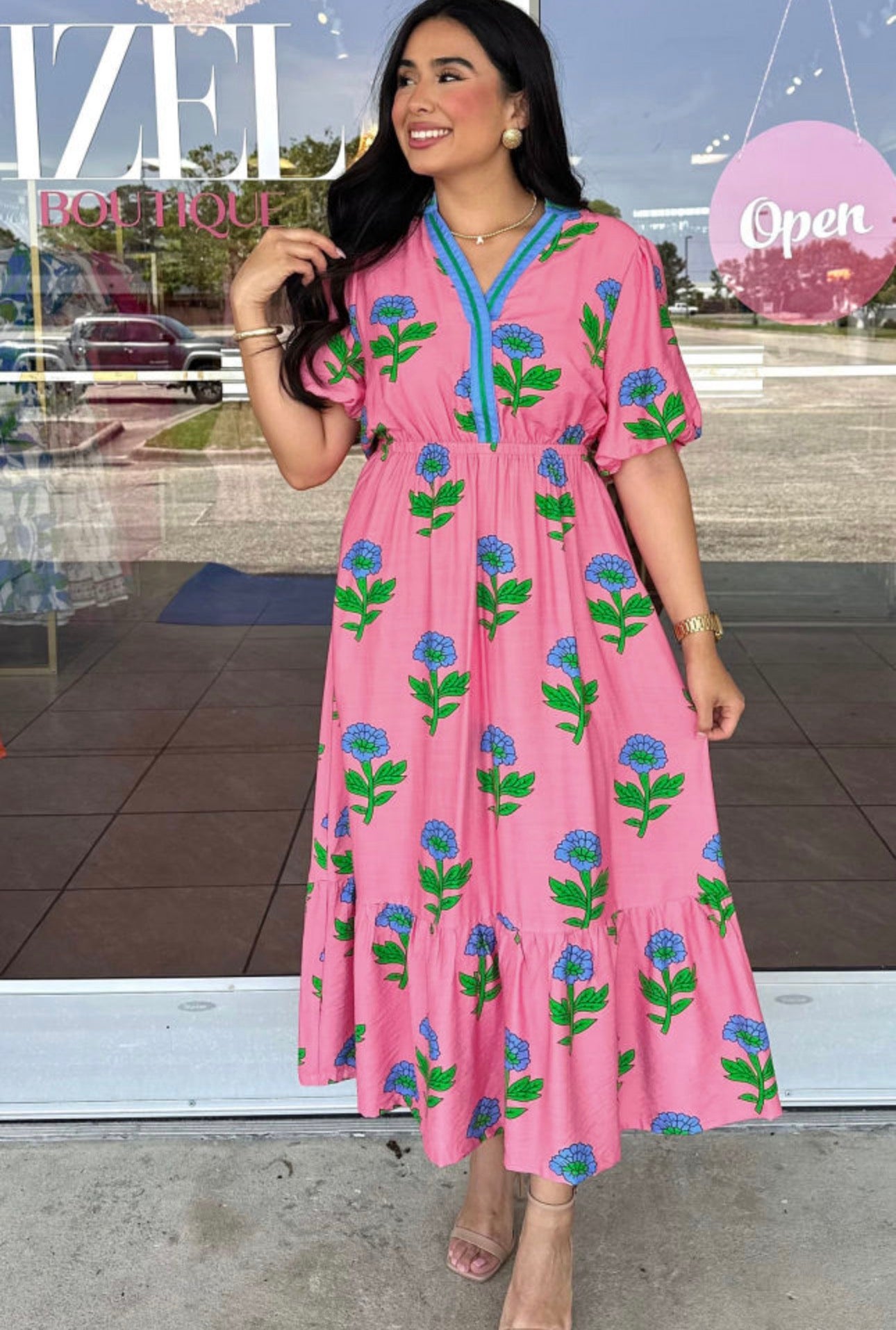 Got You Flowers Plus Dress