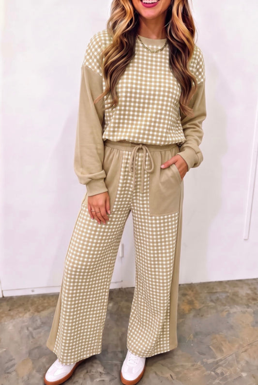 Gingham Patchwork Set