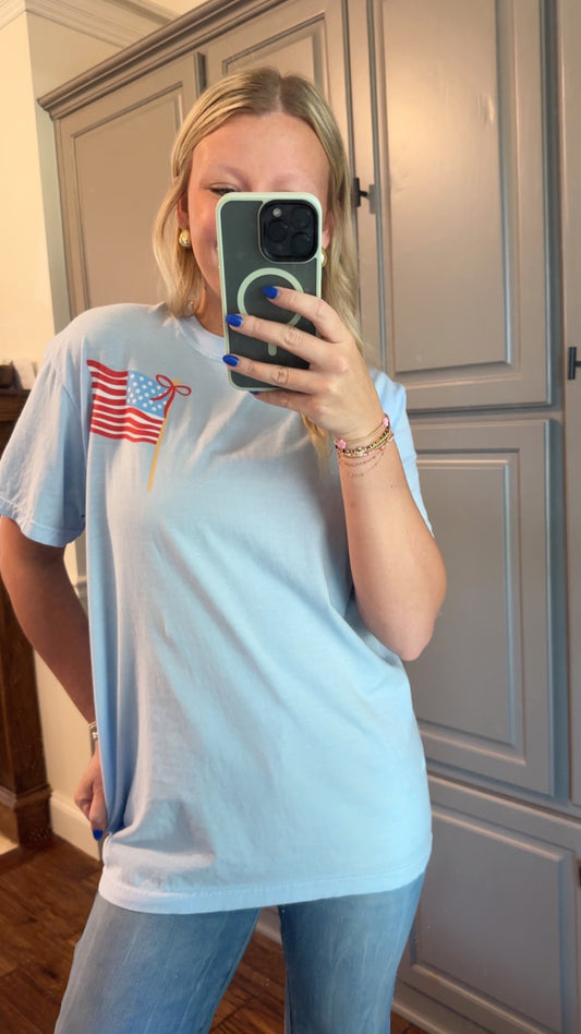 Comfort Color Flag Tee