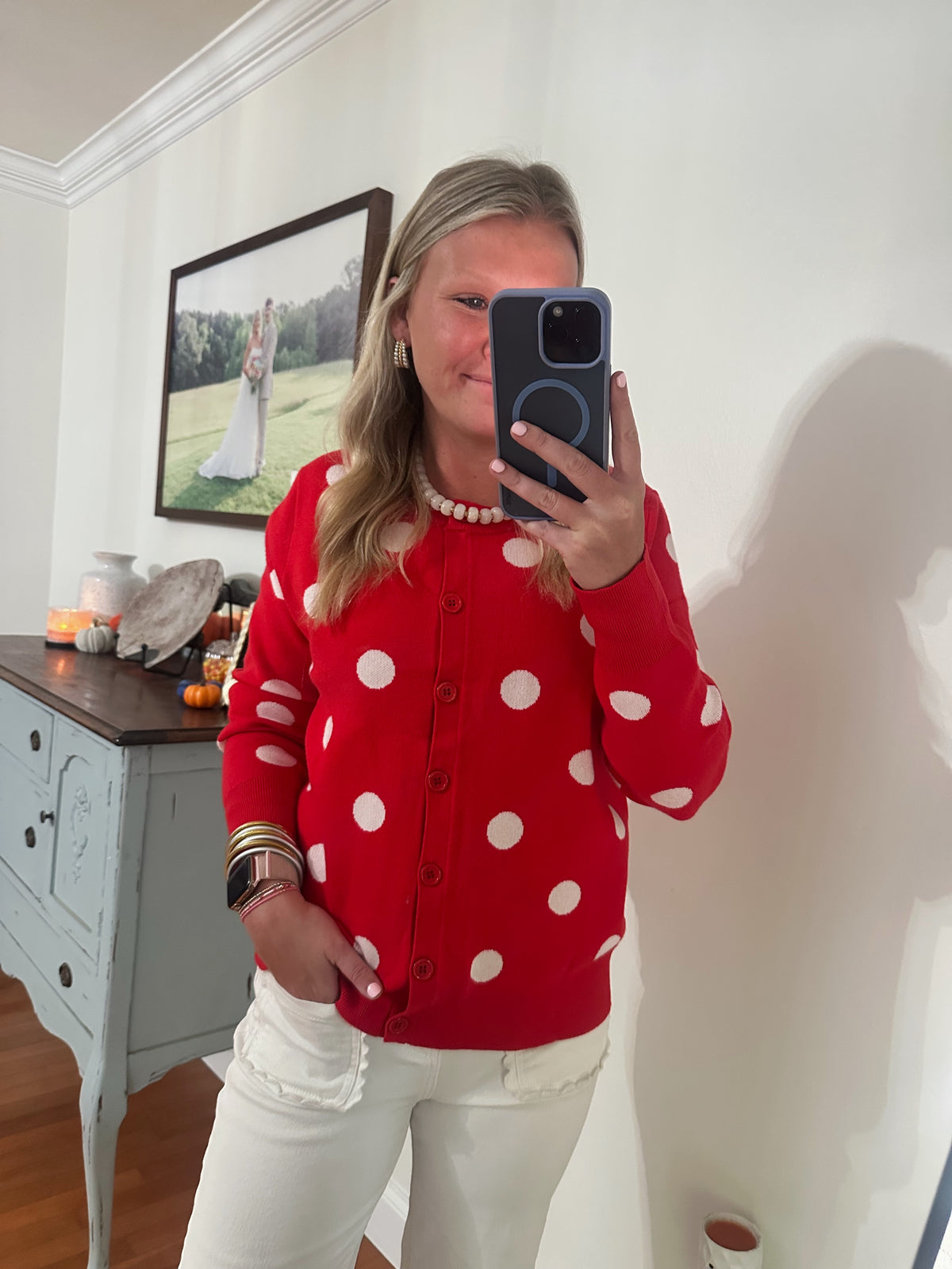 Polka Dot Cardigan